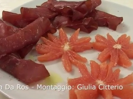 Benvenuti a tavola - Involtini di bresaola e pompelmo