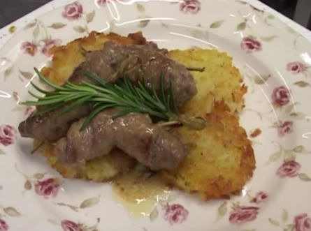 Benvenuti a tavola - Involtini di vitello con rosti di patate