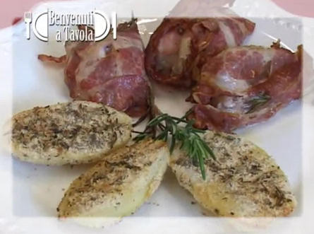Benvenuti a tavola - Petti di quaglia con patate sabbiose