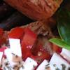 Bruschetta con schiz e pomodoro fresco