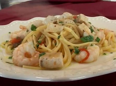 Benvenuti a tavola - Tagliolini con pesce spada e mazzancolle