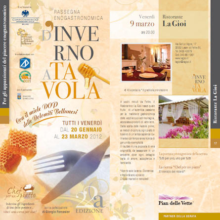 D'inverno a tavola 2012 - Il 9 marzo l'appuntamento è qui da me!