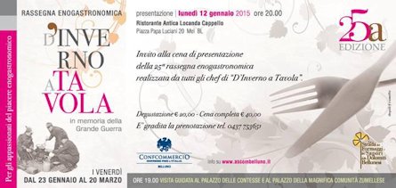 D'inverno a tavola, edizione 2015