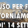 Siamo chiusi per qualche giorno di ferie, torniamo il 14 settembre